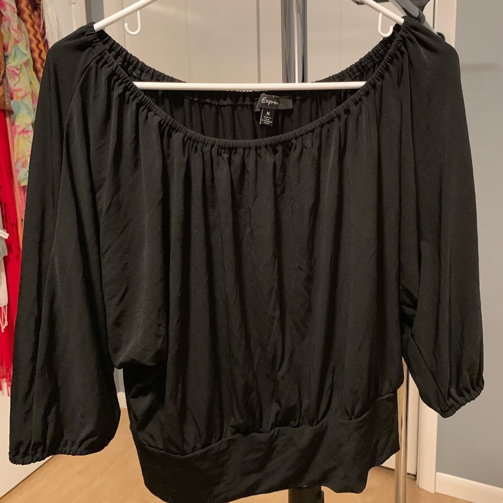 Express Black Blouse